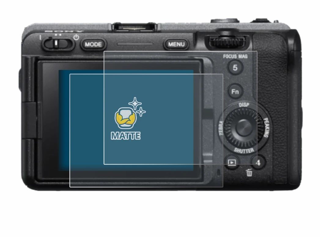 Imagen del dispositivo Sony FX3 con una amplia variedad de protectores de pantalla.
