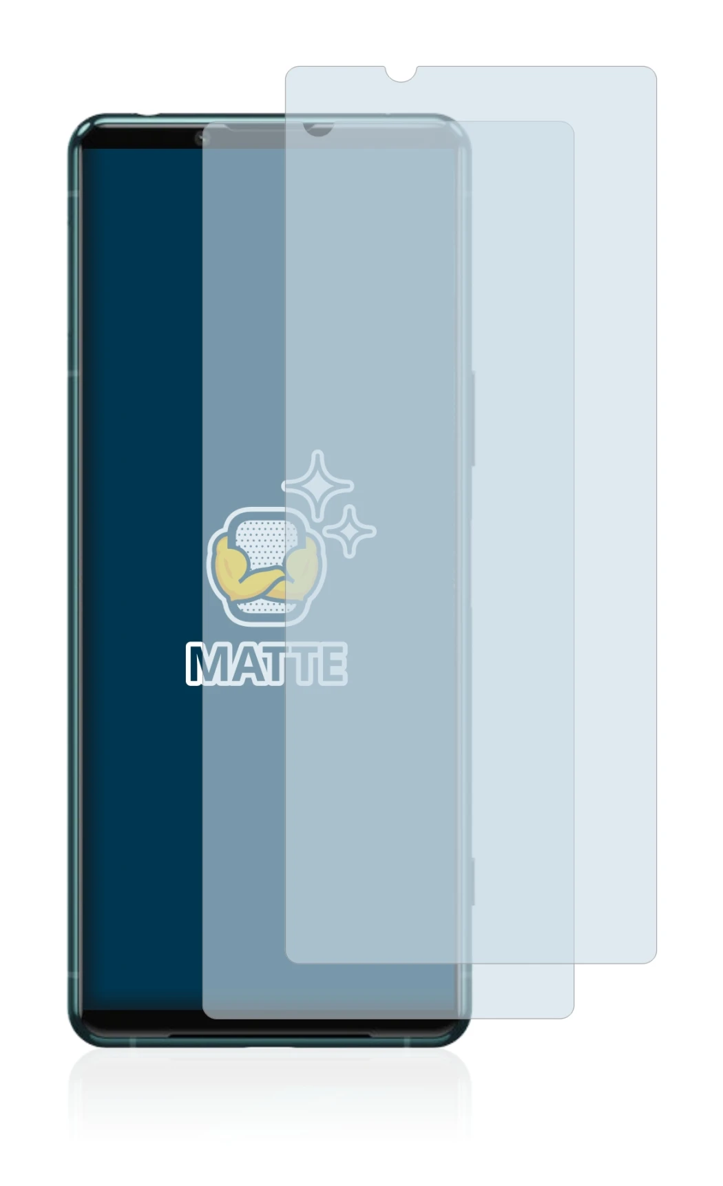 Imagen del dispositivo Sony Xperia 5 III con una amplia variedad de protectores de pantalla.