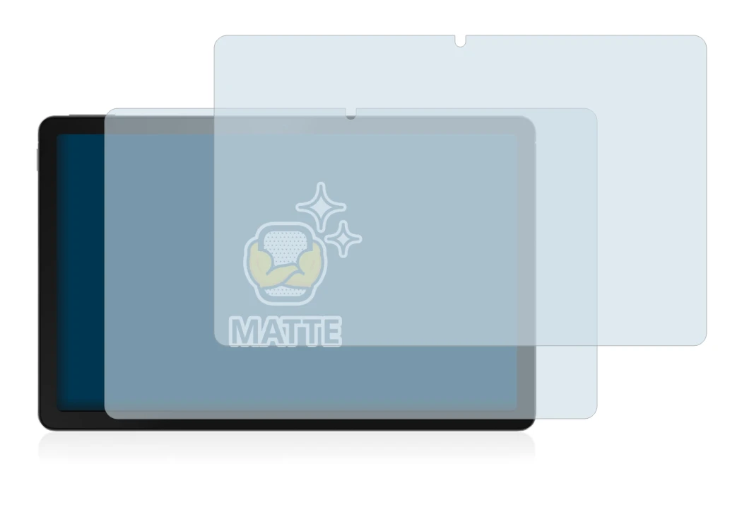 Imagen del dispositivo realme Pad con una amplia variedad de protectores de pantalla.