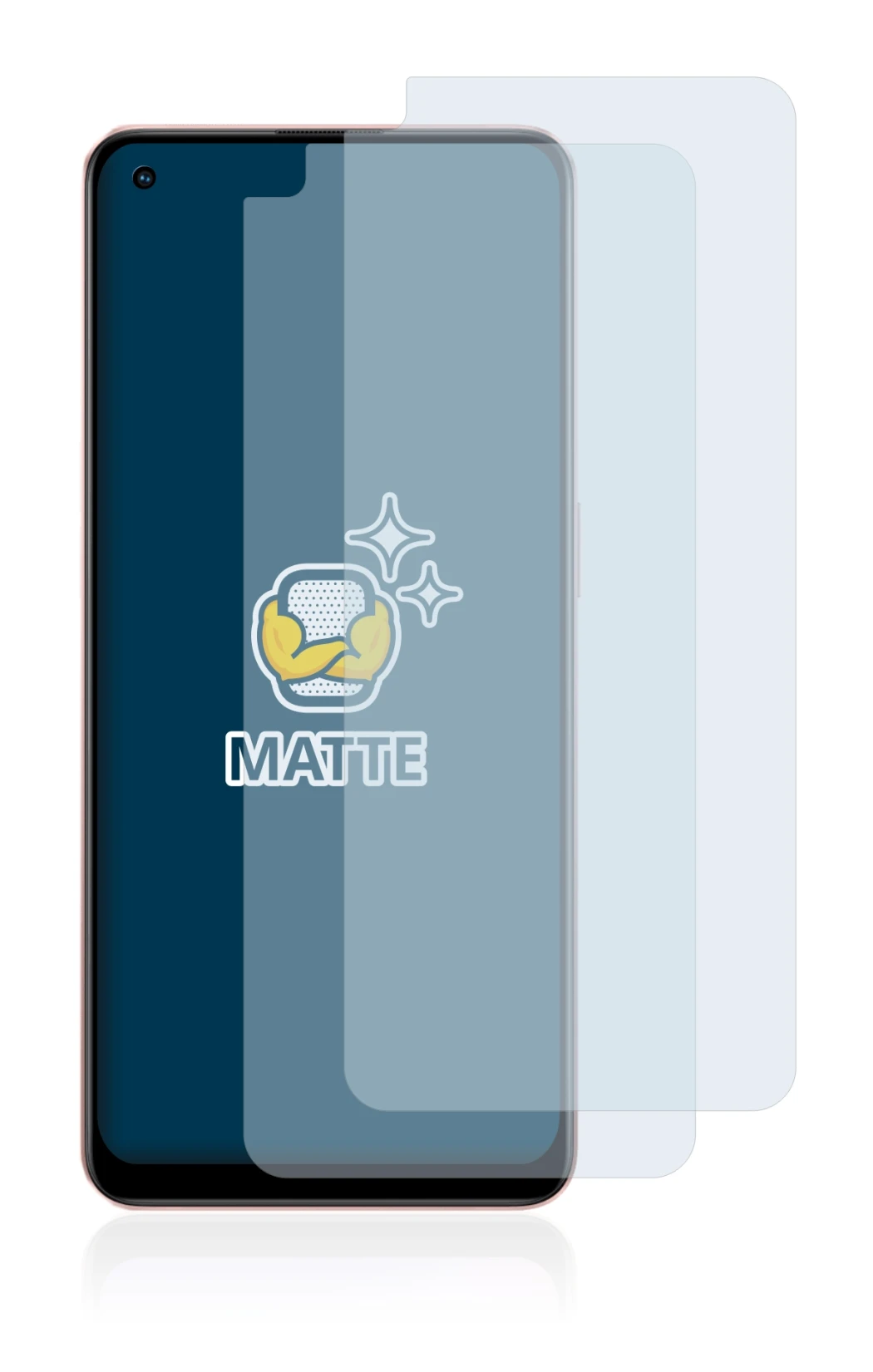 Imagen del dispositivo Oppo A96 con una amplia variedad de protectores de pantalla.