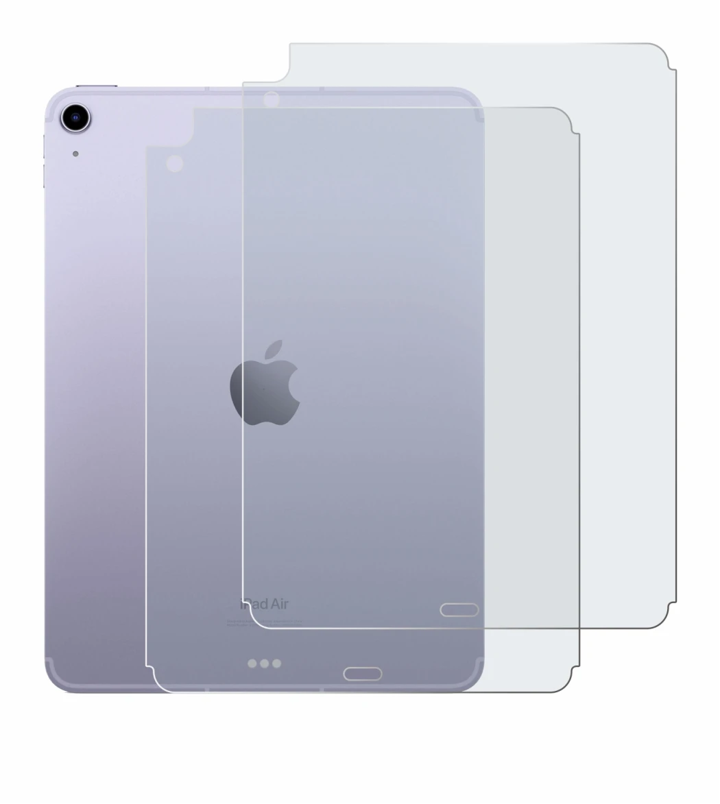 Imagen del dispositivo Apple iPad Air 5 WiFi 2022 (Trasero, 5a Gen.) con una amplia variedad de protectores de pantalla.
