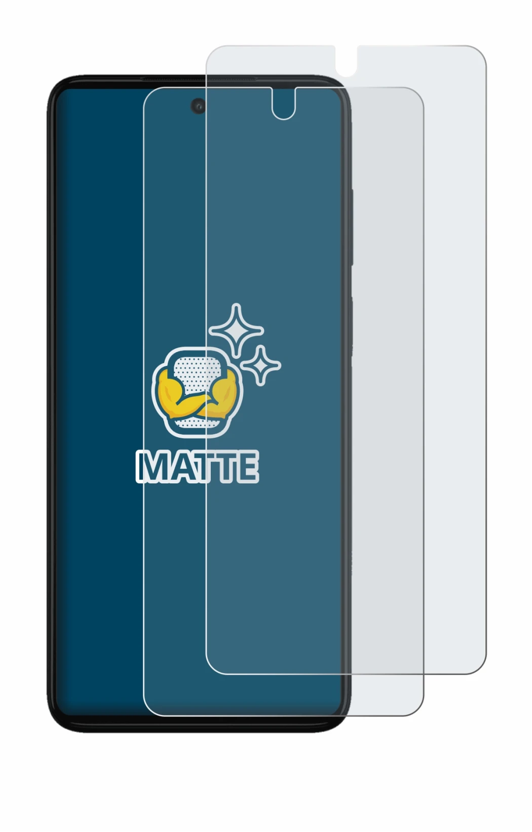 Imagen del dispositivo Motorola Moto G52 con una amplia variedad de protectores de pantalla.