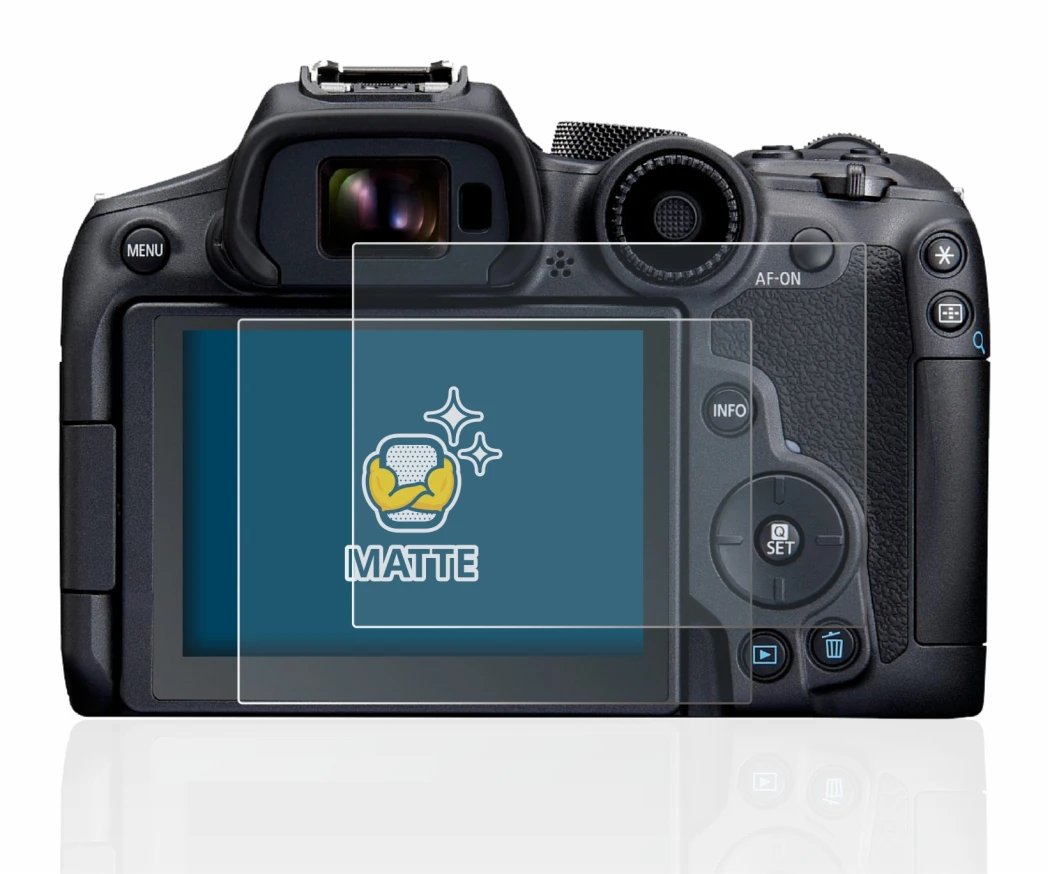 Imagen del dispositivo Canon EOS R7 con una amplia variedad de protectores de pantalla.