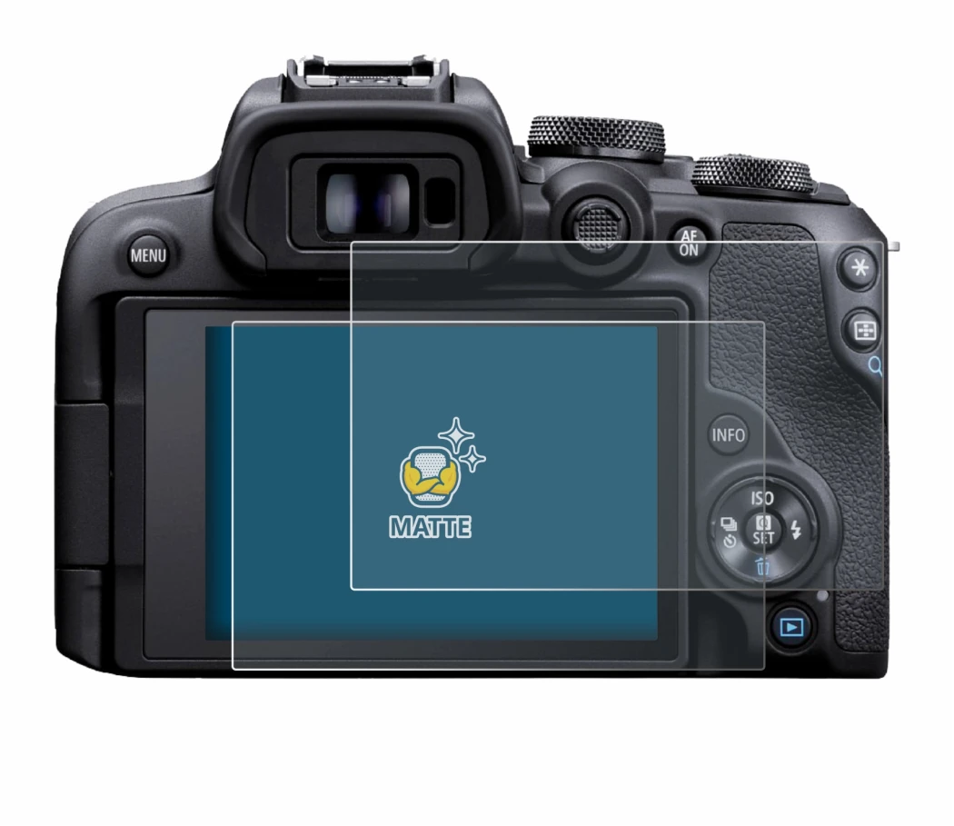 Imagen del dispositivo Canon EOS R10 con una amplia variedad de protectores de pantalla.