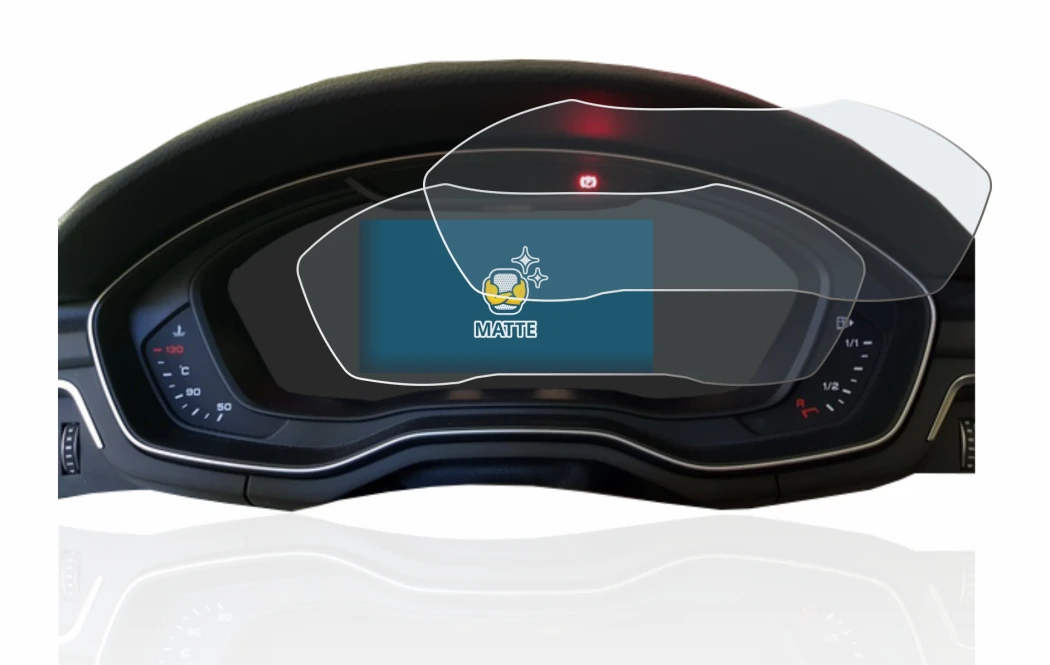 Imagen del dispositivo Audi A4 B9 2017 Virtual Cockpit con una amplia variedad de protectores de pantalla.