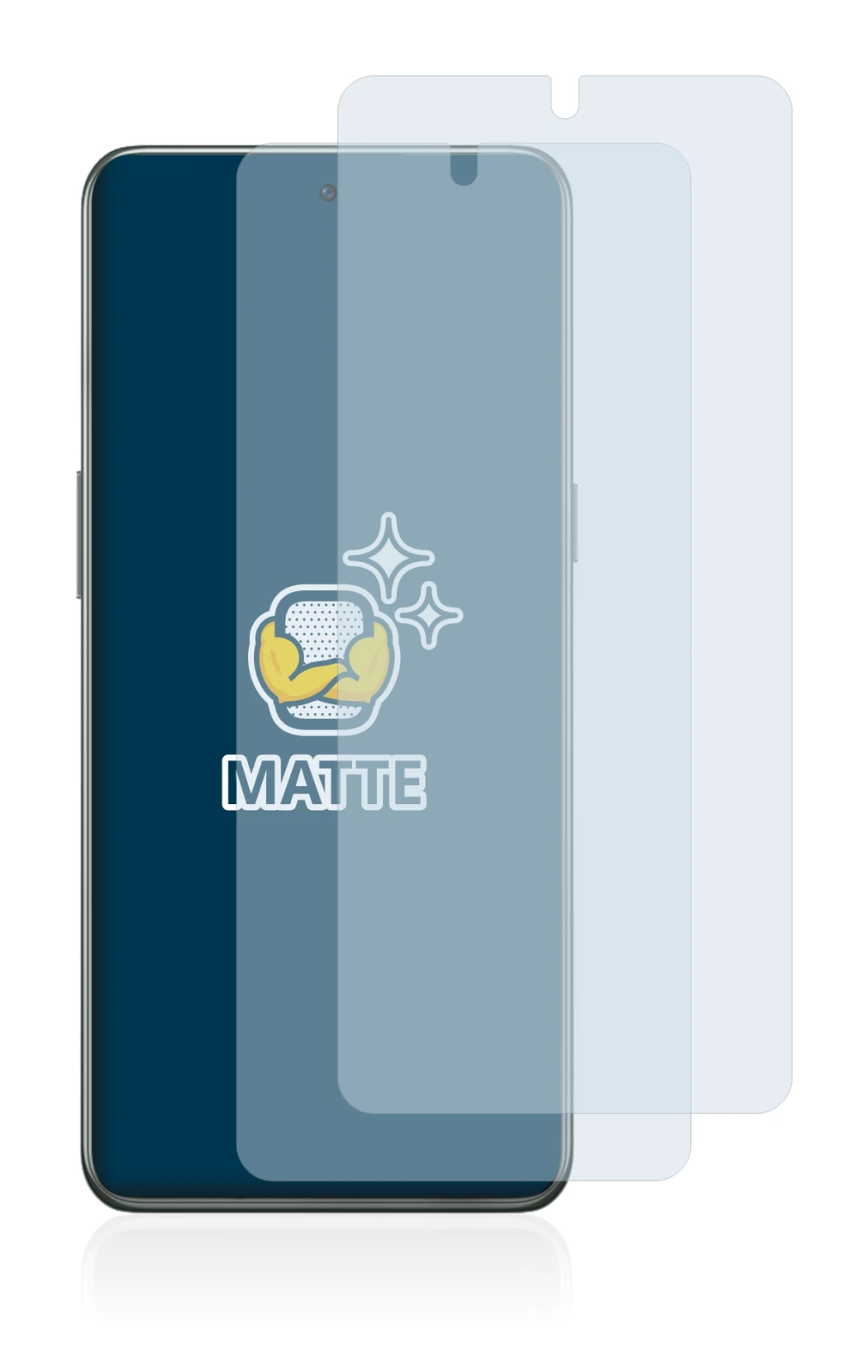 Imagen del dispositivo OnePlus 10T 5G con una amplia variedad de protectores de pantalla.