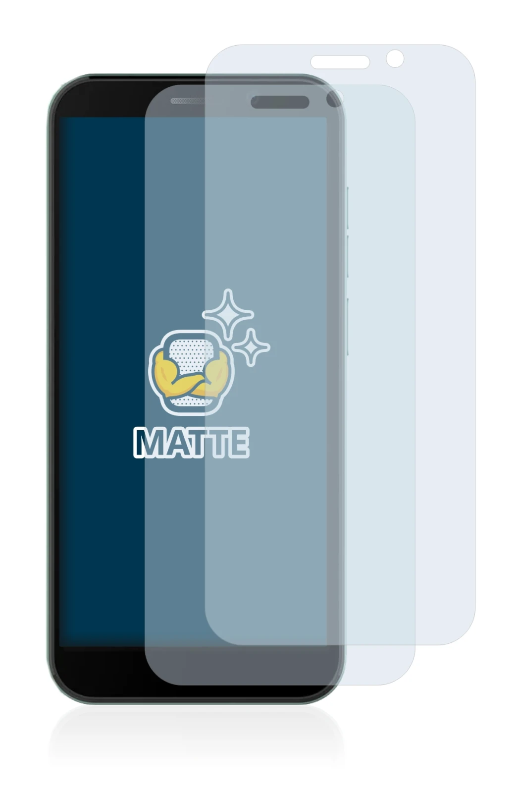 Imagen del dispositivo Doogee X97 Pro con una amplia variedad de protectores de pantalla.