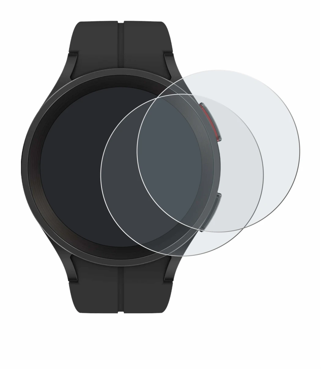 Imagen del dispositivo Samsung Galaxy Watch 5 Pro con una amplia variedad de protectores de pantalla.