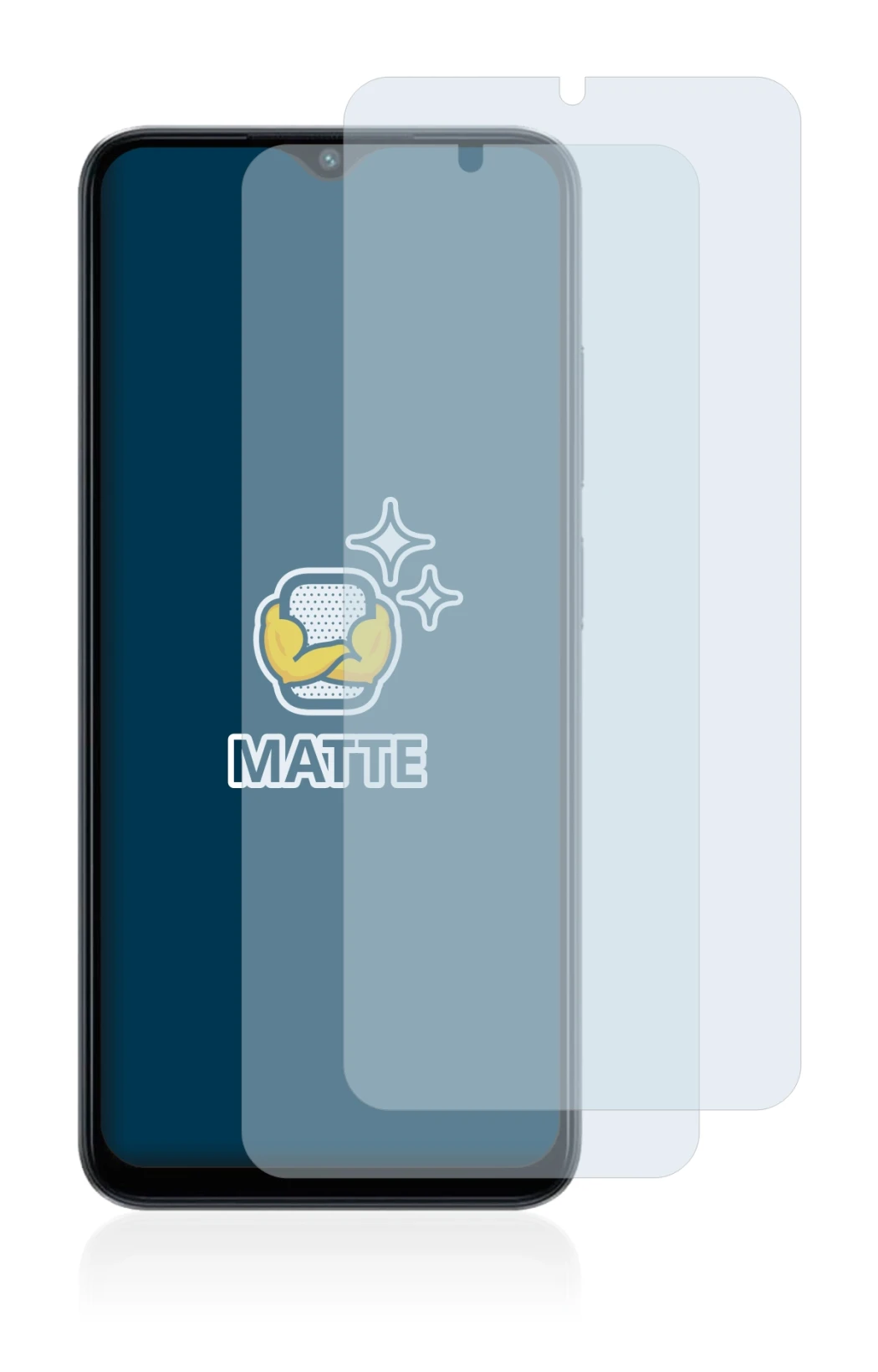 Imagen del dispositivo Xiaomi Poco M5 con una amplia variedad de protectores de pantalla.