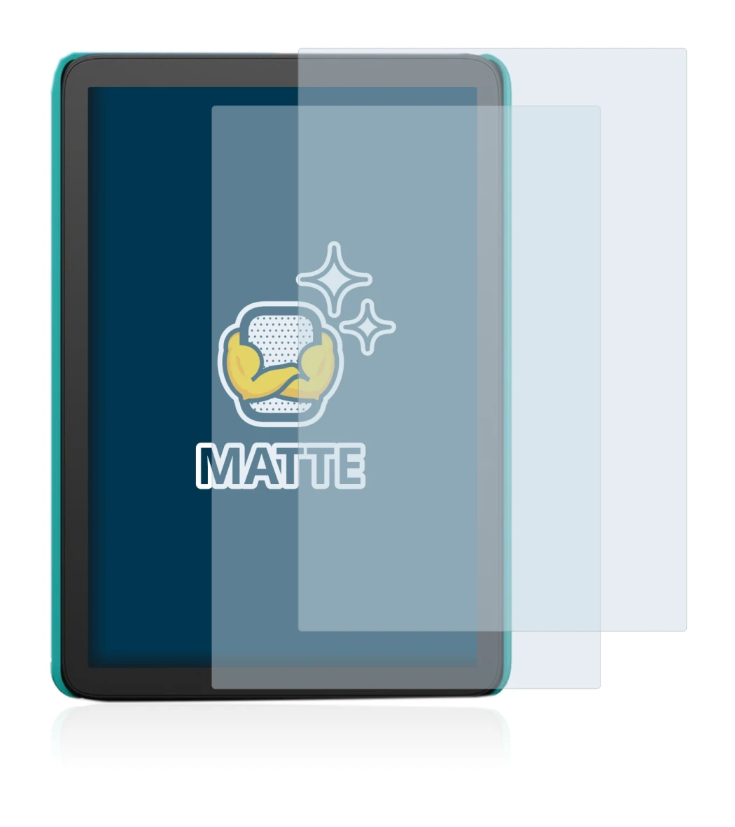 Imagen del dispositivo Amazon Kindle Kids (2022) con una amplia variedad de protectores de pantalla.