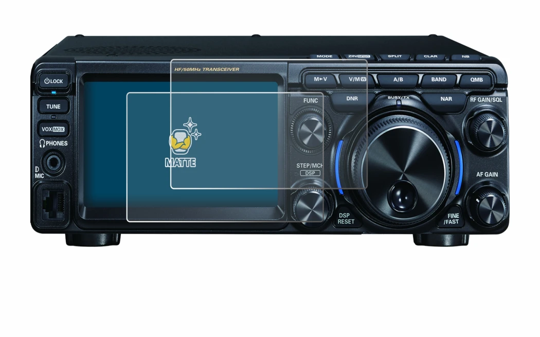 Imagen del dispositivo Yaesu FT-710 con una amplia variedad de protectores de pantalla.