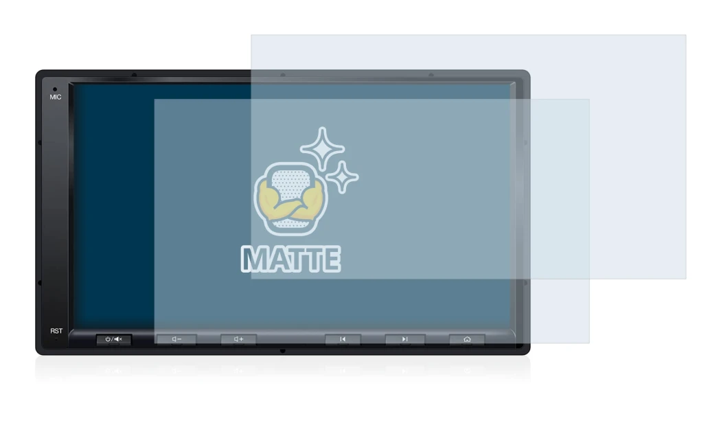 Imagen del dispositivo Atoto A6 PF 7 Zoll con una amplia variedad de protectores de pantalla.