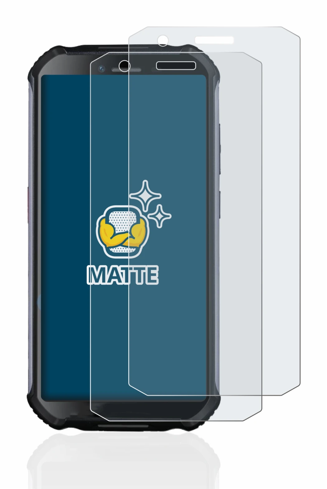 Imagen del dispositivo Doogee S41 con una amplia variedad de protectores de pantalla.