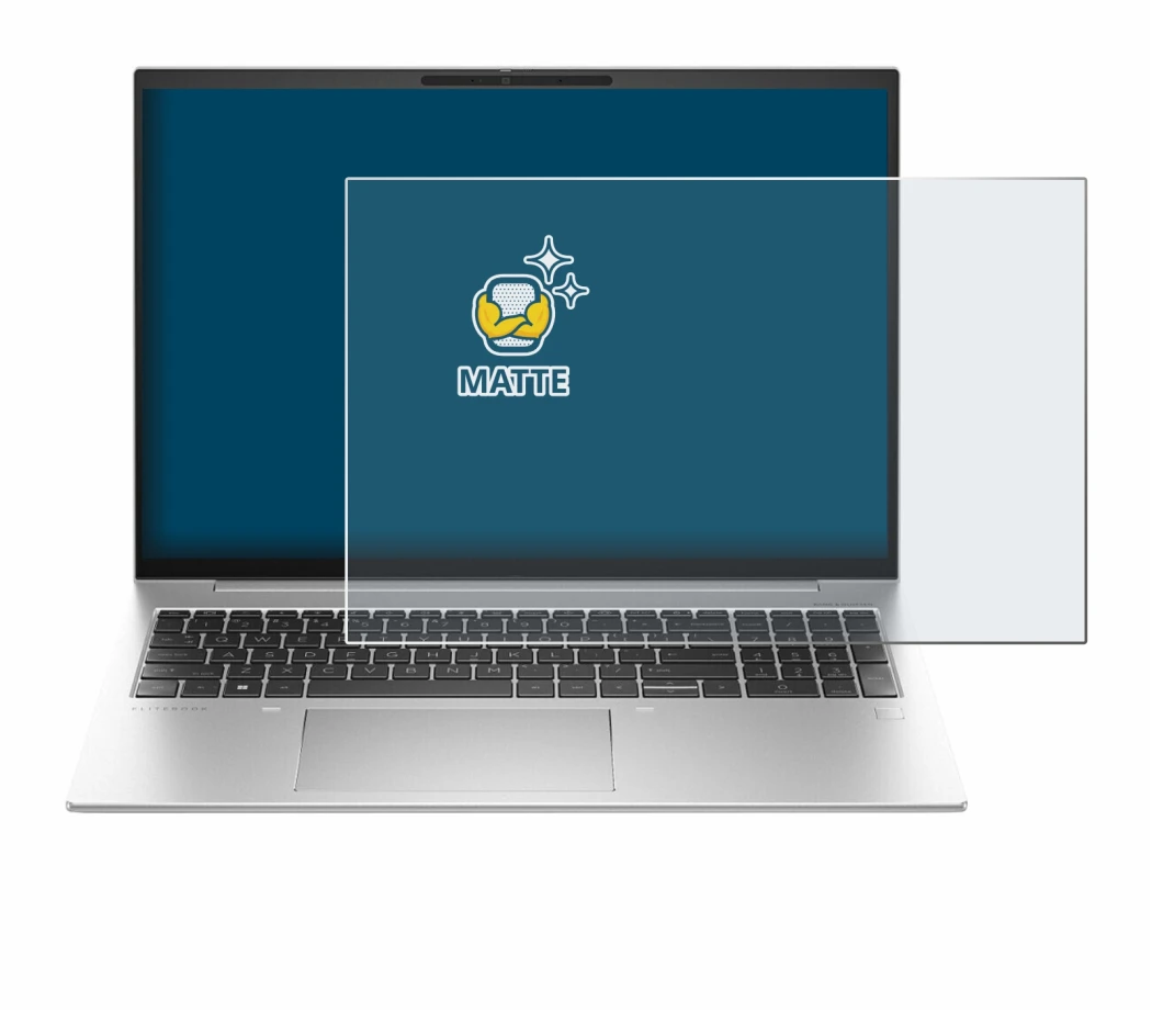 Imagen del dispositivo HP EliteBook 860 G10 con una amplia variedad de protectores de pantalla.