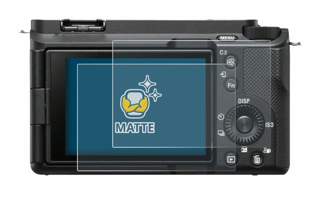 Imagen del dispositivo Sony Alpha ZV-E1 con una amplia variedad de protectores de pantalla.