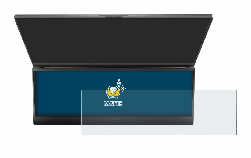 Imagen del dispositivo ASUS ROG Zephyrus Duo 16 2023 (SÓLO Touch Bar) con una amplia variedad de protectores de pantalla.