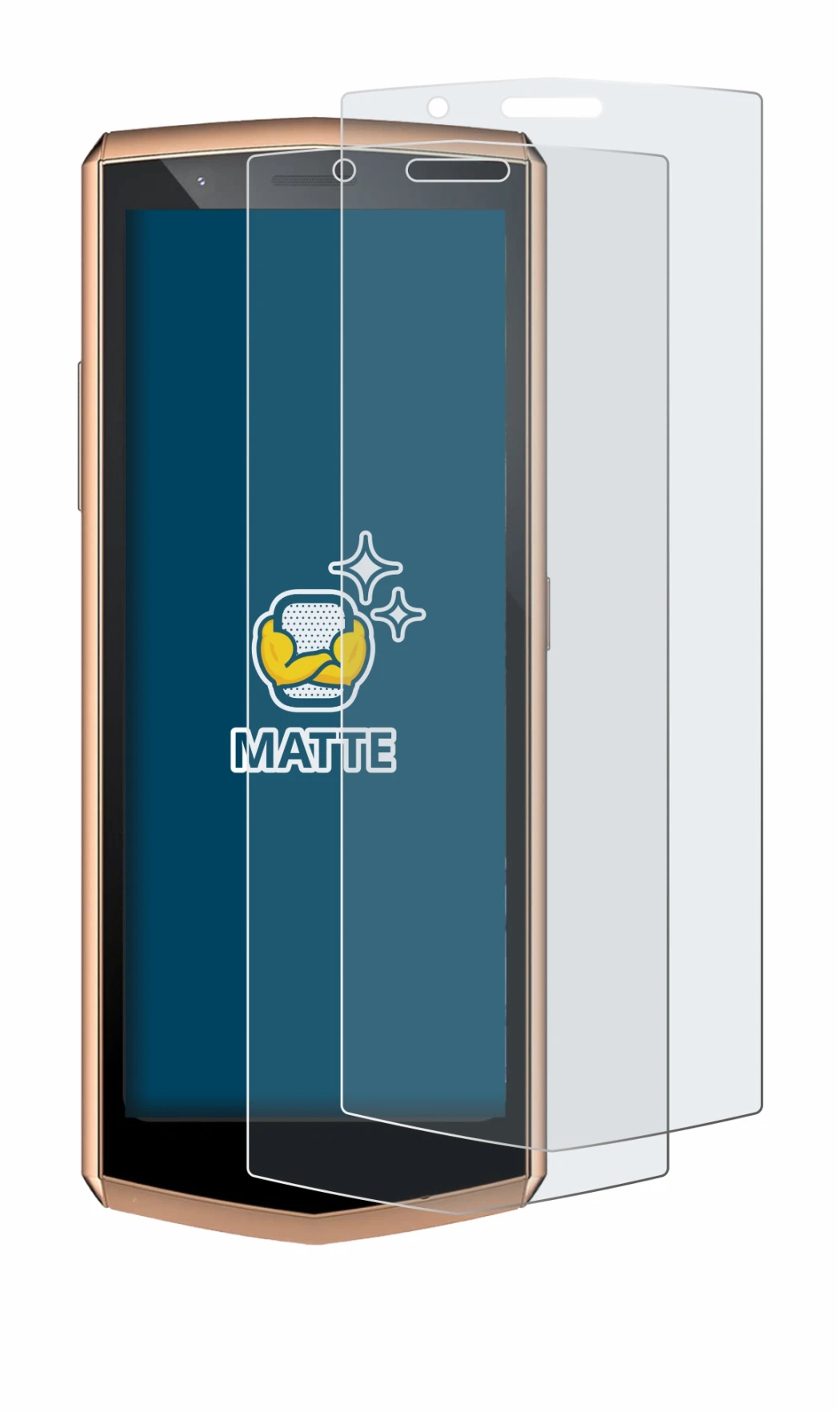Imagen del dispositivo Cubot Pocket 3 con una amplia variedad de protectores de pantalla.