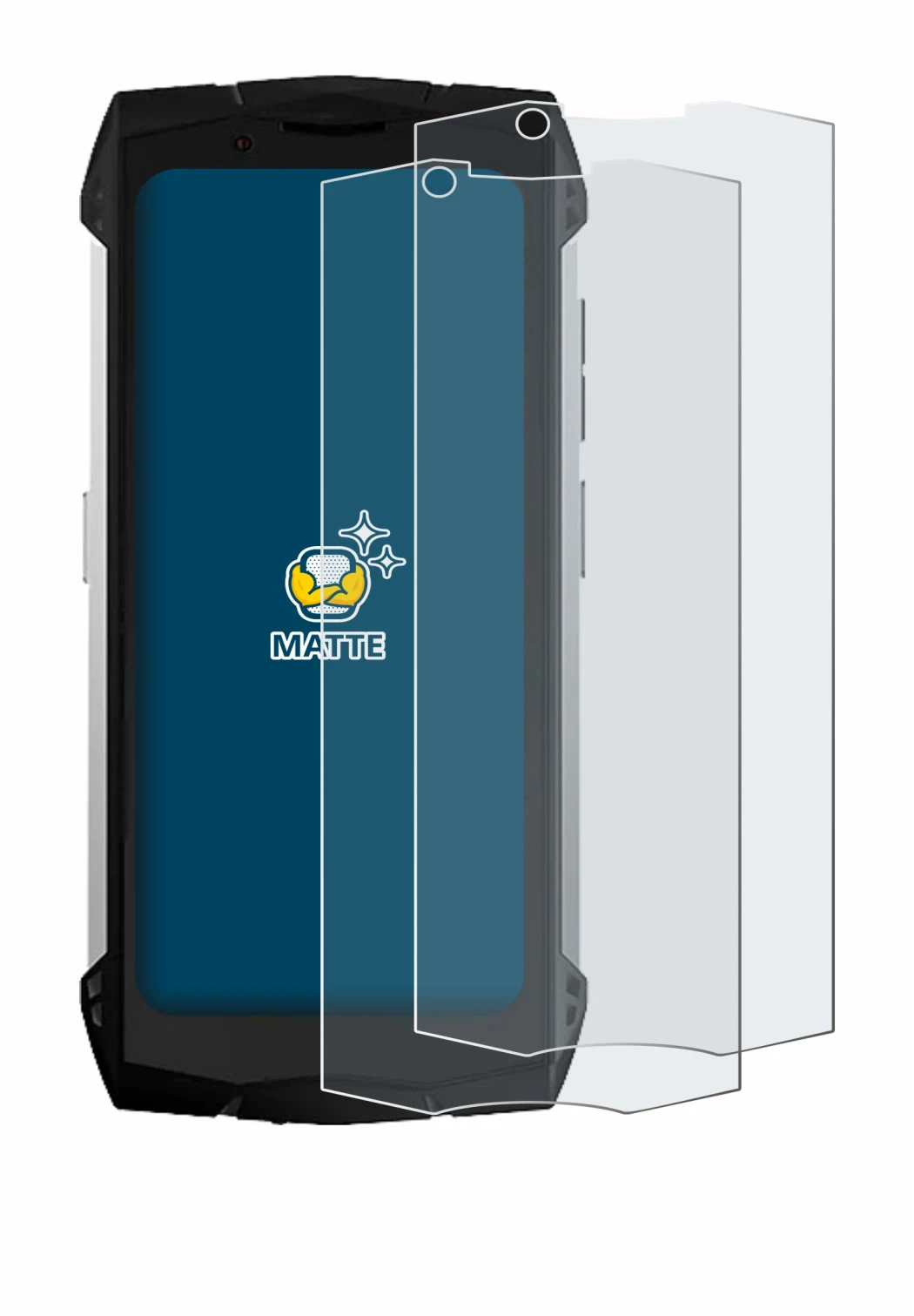 Imagen del dispositivo Doogee S Mini con una amplia variedad de protectores de pantalla.