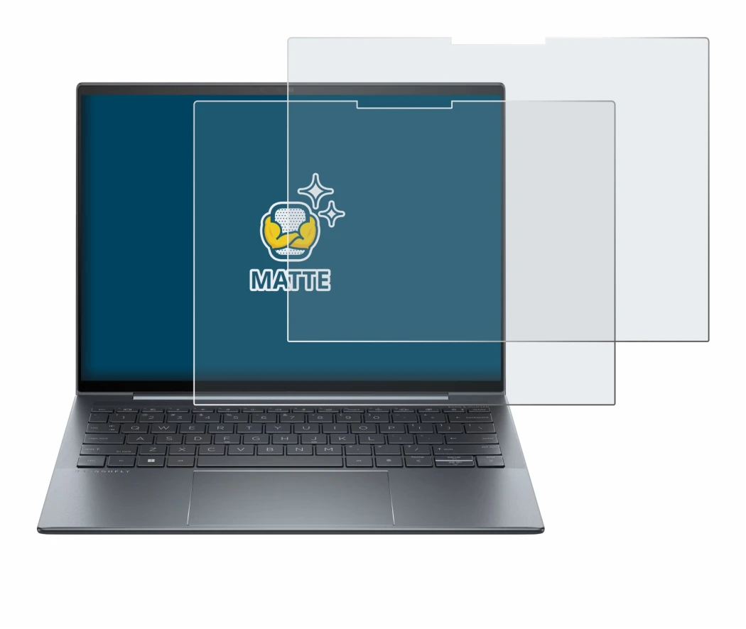 Imagen del dispositivo HP Dragonfly G4 Non-Touch con una amplia variedad de protectores de pantalla.