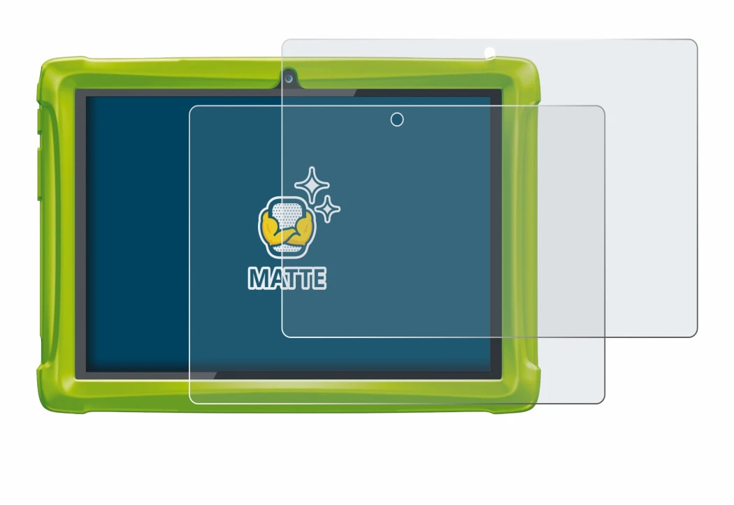 Imagen del dispositivo Clementoni Clempad 10 con una amplia variedad de protectores de pantalla.