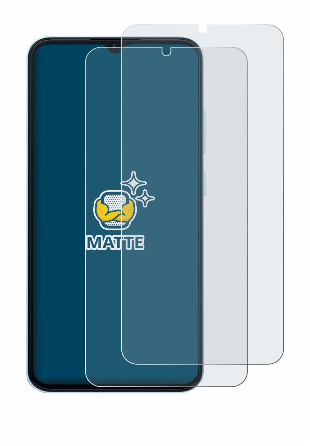 Imagen del dispositivo Blackview Wave 6C con una amplia variedad de protectores de pantalla.