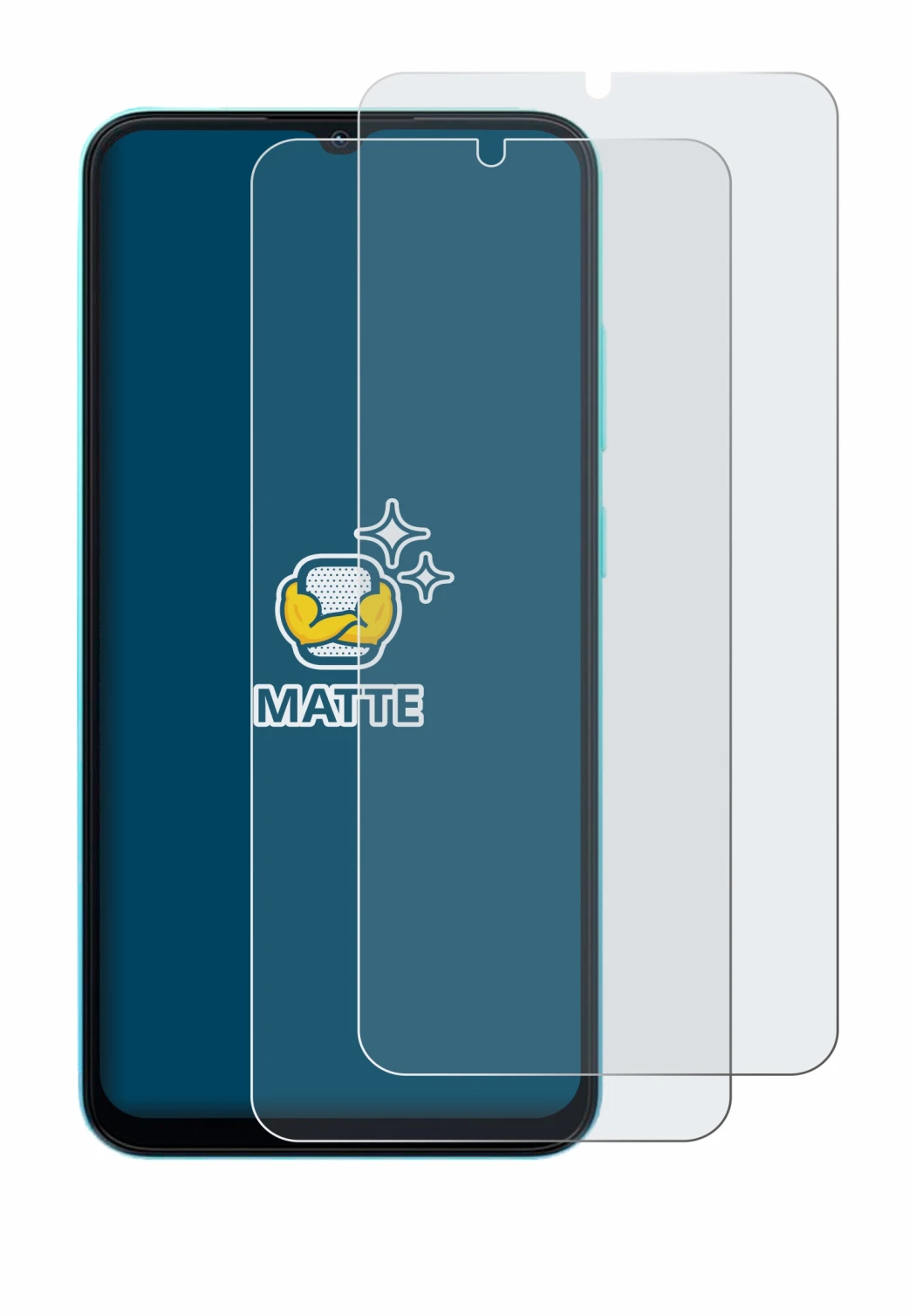 Imagen del dispositivo Oscal Flat 1C con una amplia variedad de protectores de pantalla.