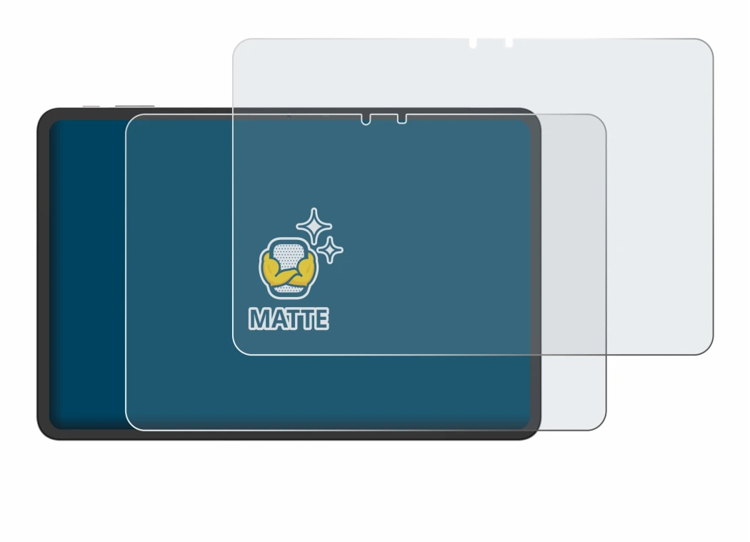 Imagen del dispositivo VALE V12E-LTE-8128 con una amplia variedad de protectores de pantalla.