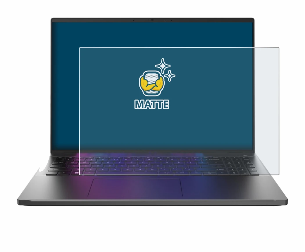 Imagen del dispositivo Acer Swift Go 16 con una amplia variedad de protectores de pantalla.