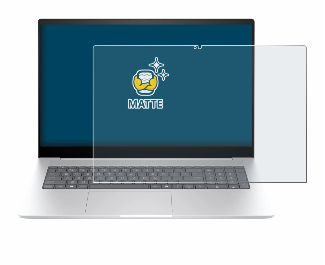 Imagen del dispositivo HP Envy 17 2024 con una amplia variedad de protectores de pantalla.