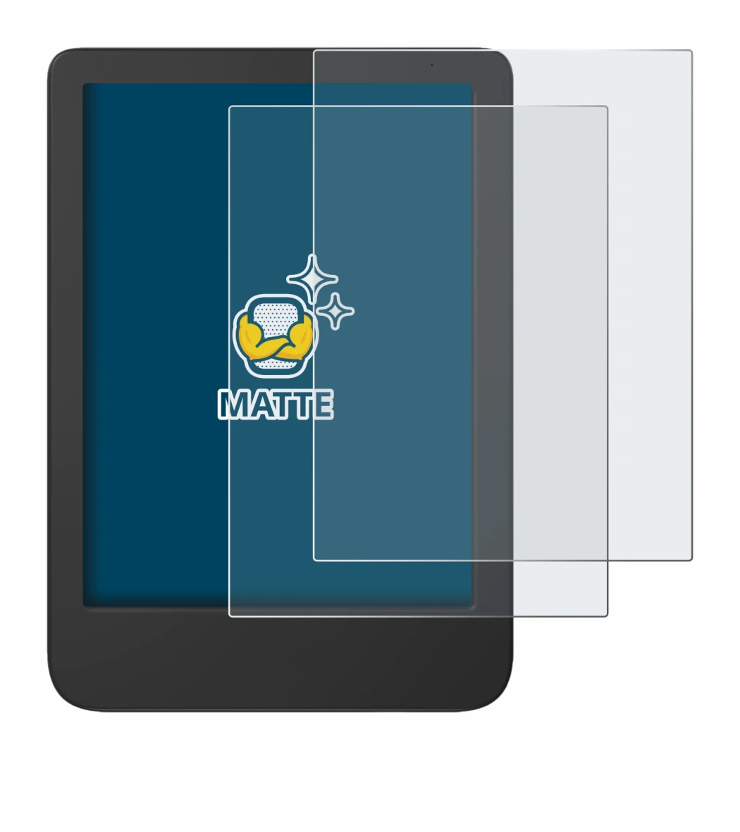 Imagen del dispositivo Tolino Shine 5 Color 2024 con una amplia variedad de protectores de pantalla.