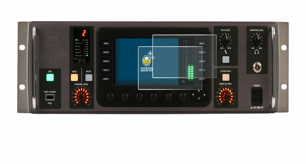 Imagen del dispositivo Behringer X32 Rack con una amplia variedad de protectores de pantalla.
