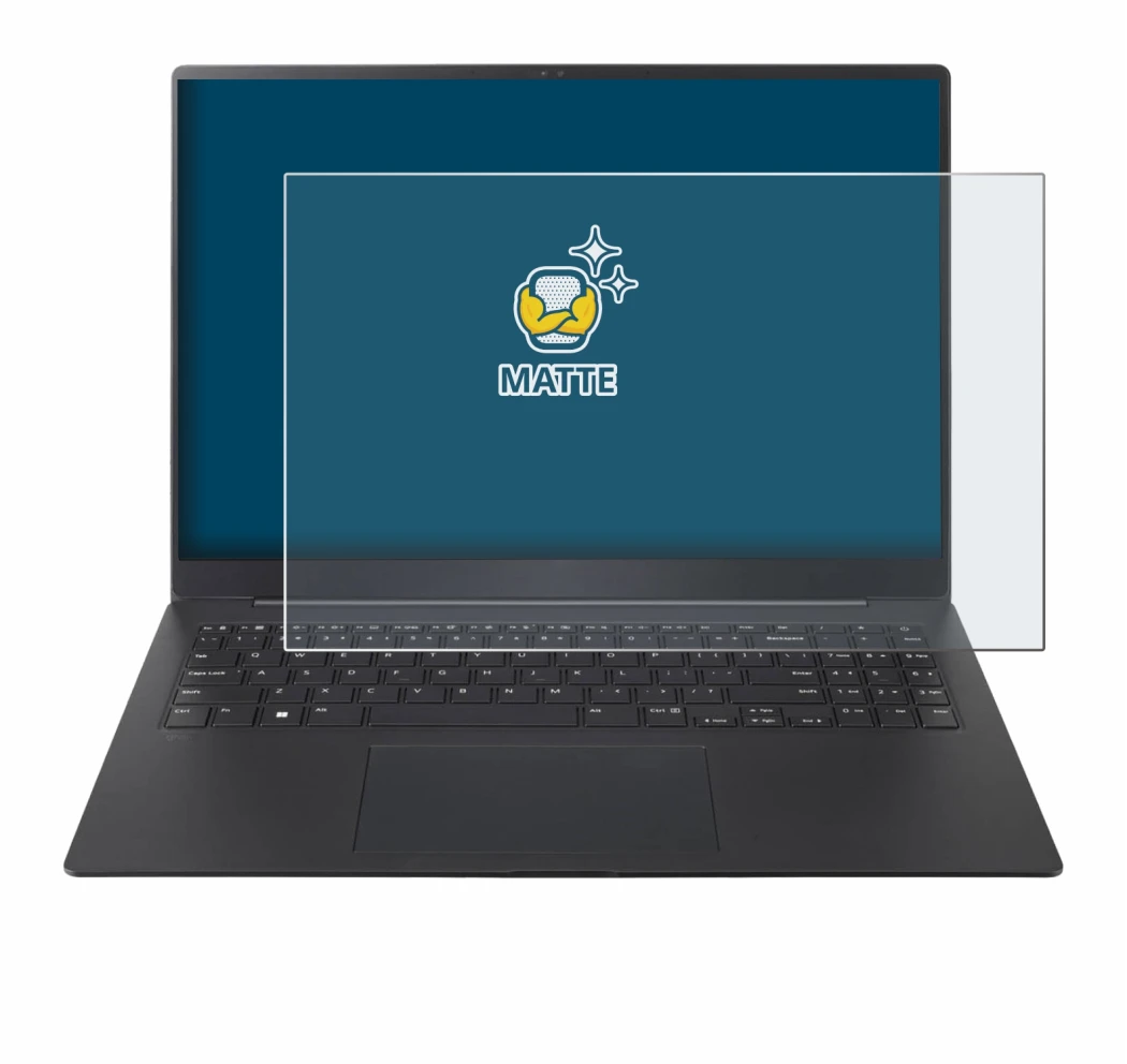 Imagen del dispositivo LG gram Pro 16 2024 con una amplia variedad de protectores de pantalla.