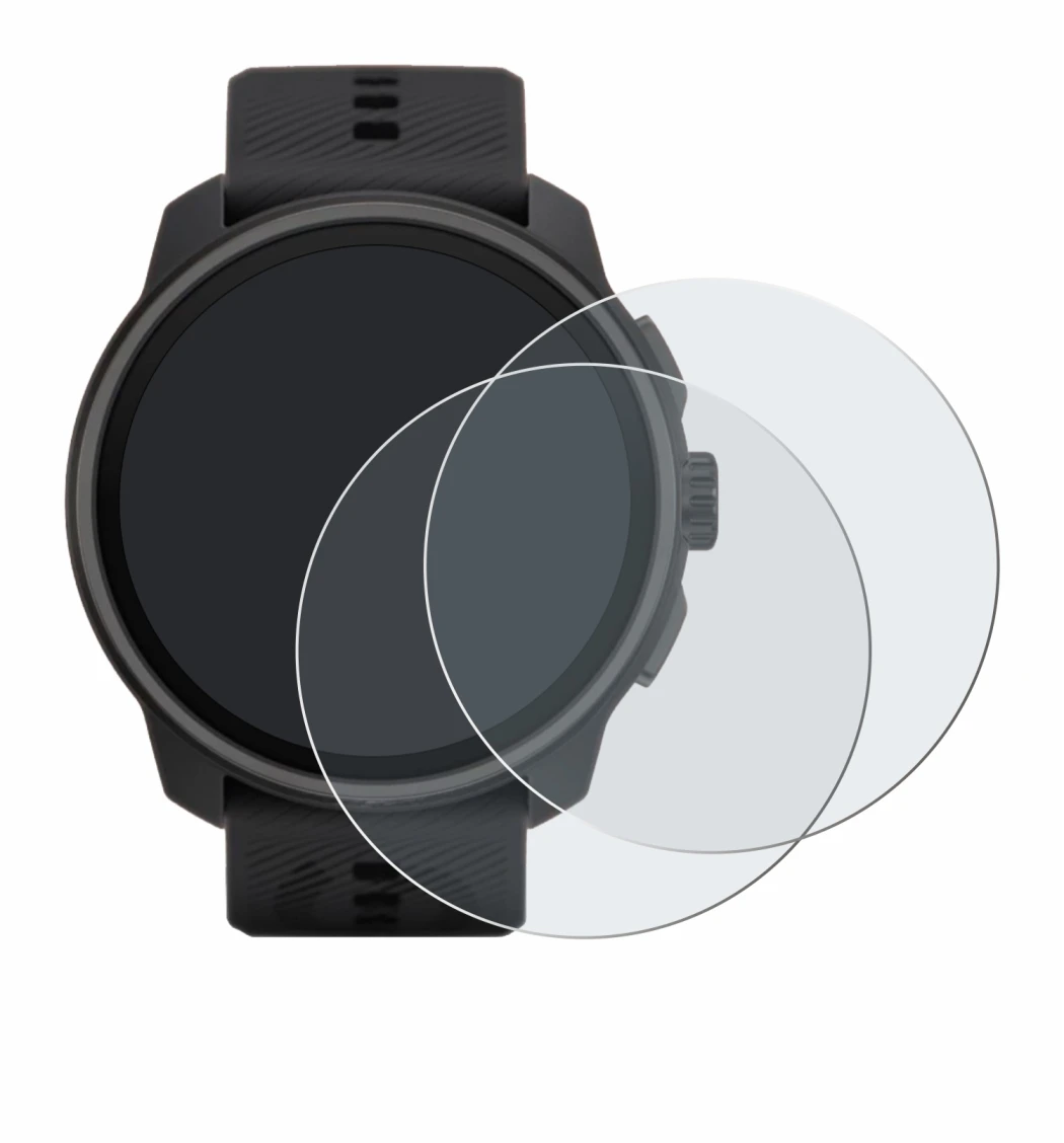 Imagen del dispositivo Suunto Race S con una amplia variedad de protectores de pantalla.