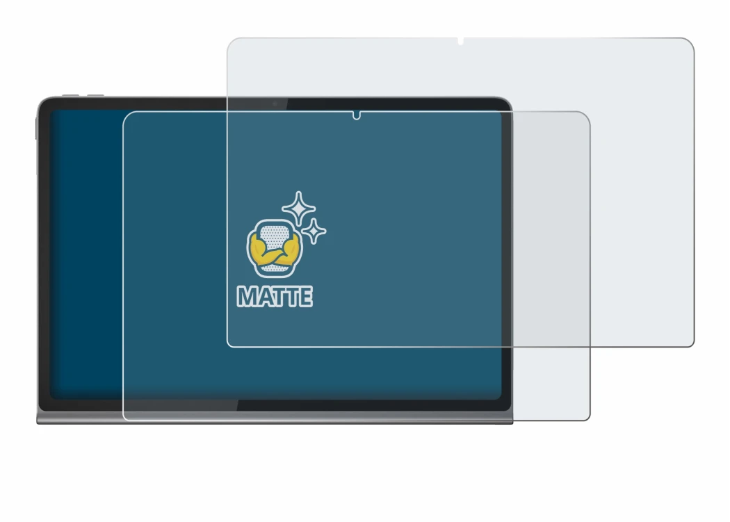 Imagen del dispositivo Lenovo Tab Plus con una amplia variedad de protectores de pantalla.