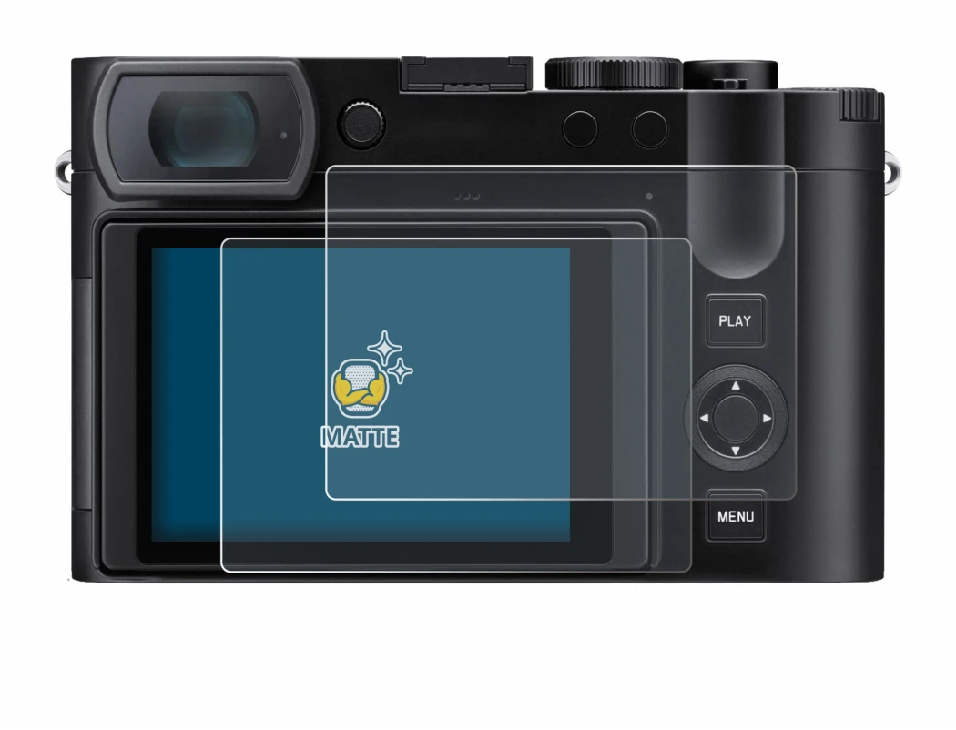 Imagen del dispositivo Leica Q3 43 con una amplia variedad de protectores de pantalla.