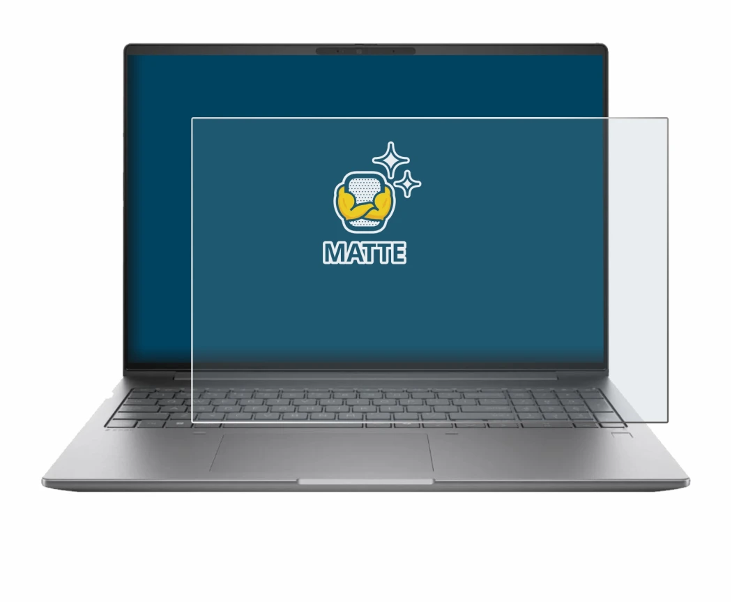 Imagen del dispositivo HP ZBook Power 16 G11 con una amplia variedad de protectores de pantalla.