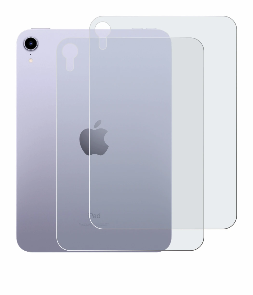 Imagen del dispositivo Apple iPad Mini 7 WiFi 2024 (Trasero) con una amplia variedad de protectores de pantalla.
