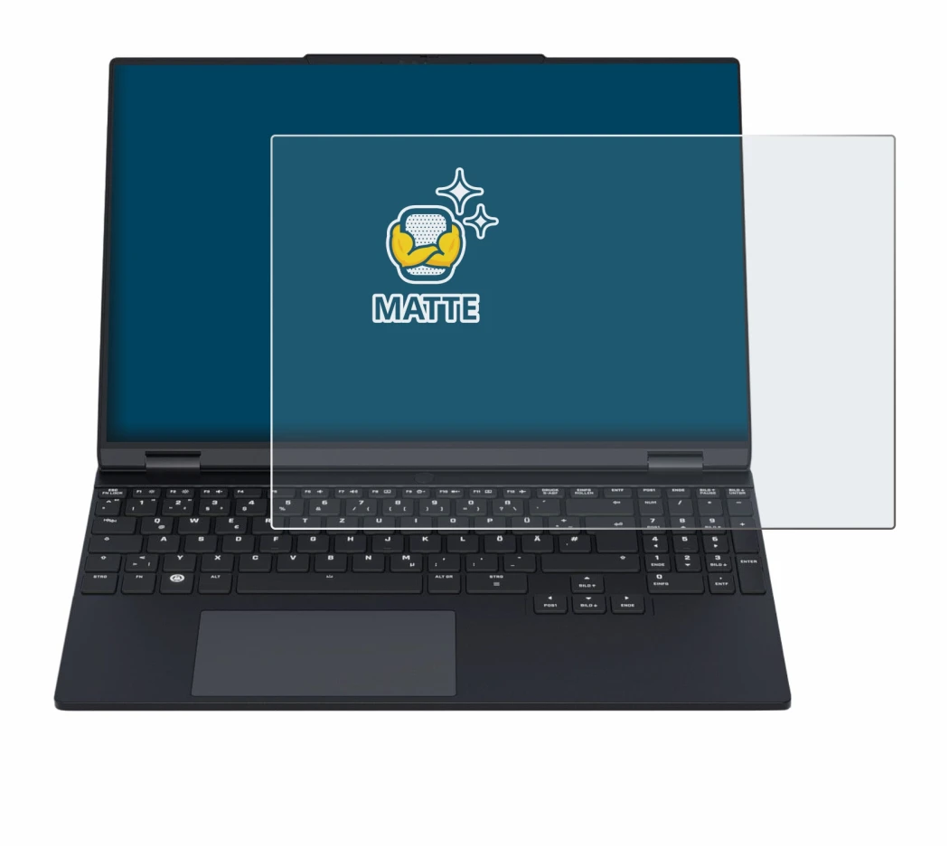 Imagen del dispositivo Tuxedo InfinityBook Pro 15 Gen 9 con una amplia variedad de protectores de pantalla.