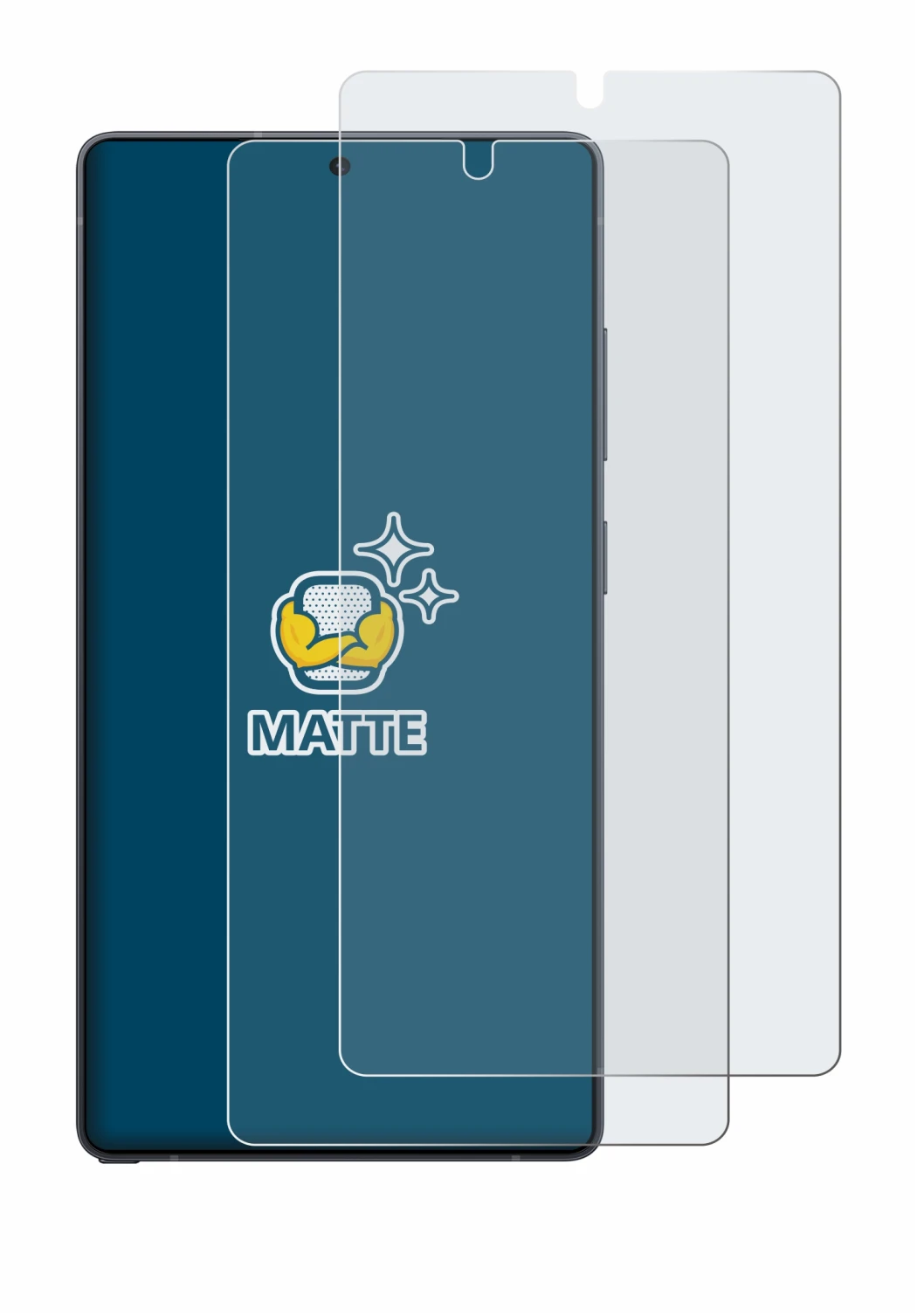 Imagen del dispositivo Samsung Galaxy S25 Ultra con una amplia variedad de protectores de pantalla.