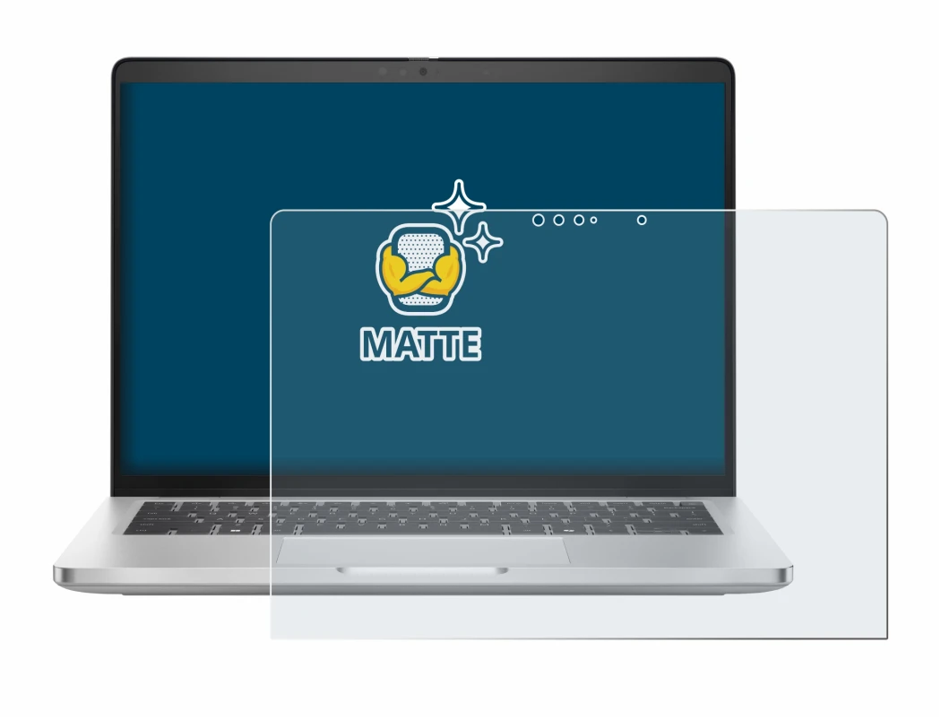 Imagen del dispositivo Dell Pro 14 Plus 2-in-1 PB14250 con una amplia variedad de protectores de pantalla.