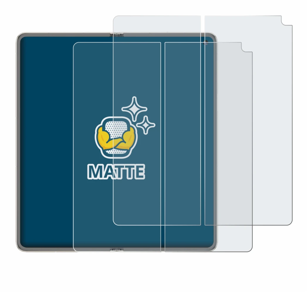 Imagen del dispositivo Huawei Mate X6 (Pantalla interior) con una amplia variedad de protectores de pantalla.