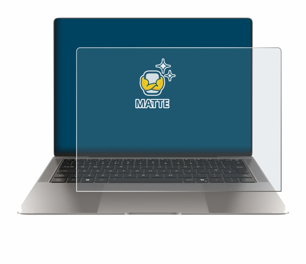 Imagen del dispositivo Honor MagicBook Art 14 con una amplia variedad de protectores de pantalla.