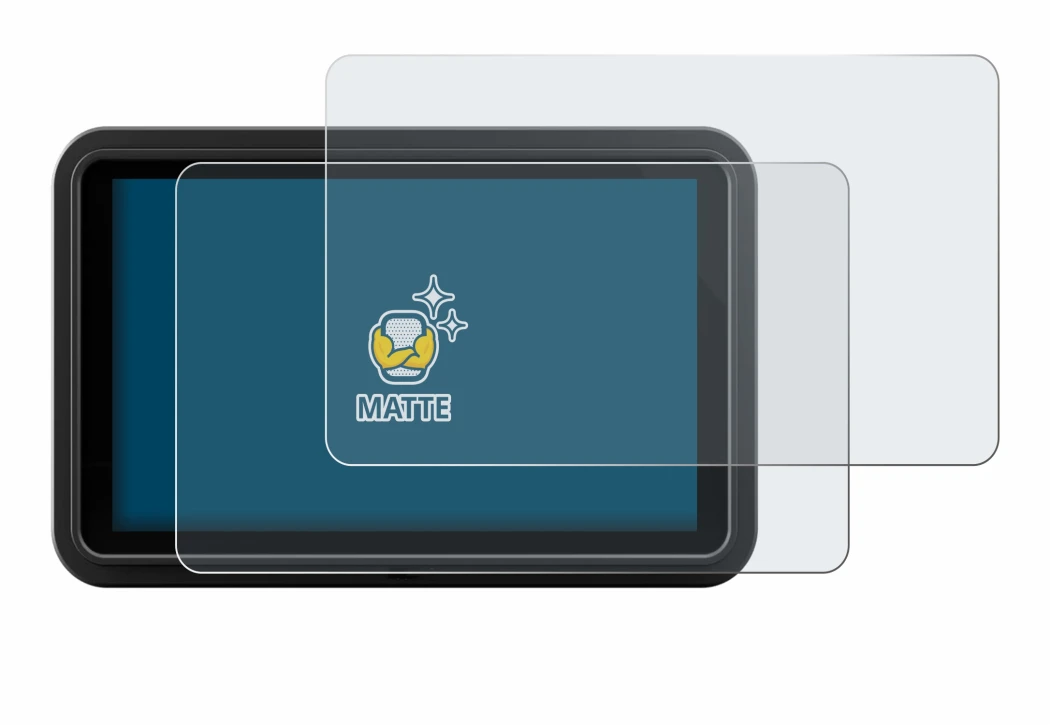 Imagen del dispositivo Atomos Shinobi Go con una amplia variedad de protectores de pantalla.