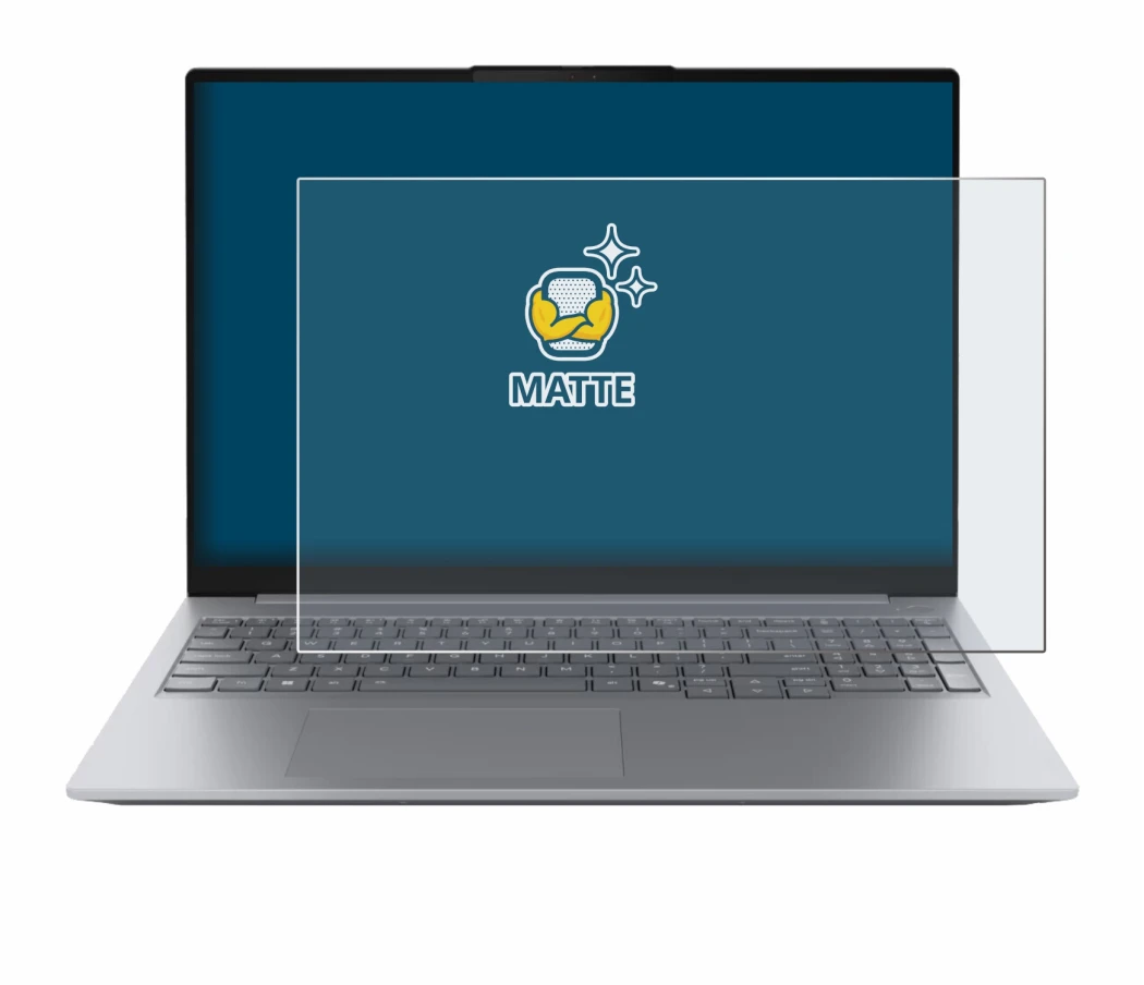 Imagen del dispositivo Lenovo ThinkBook 16 Gen 8 con una amplia variedad de protectores de pantalla.