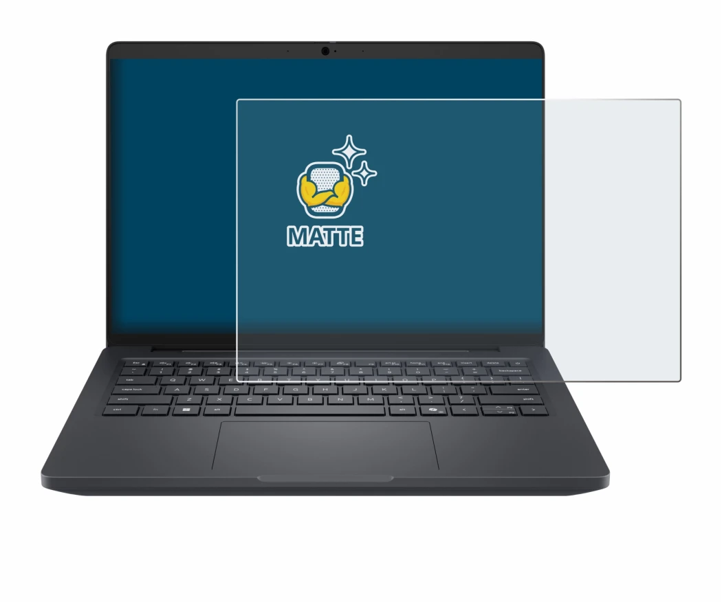 Imagen del dispositivo Dell Pro Max 14 con una amplia variedad de protectores de pantalla.