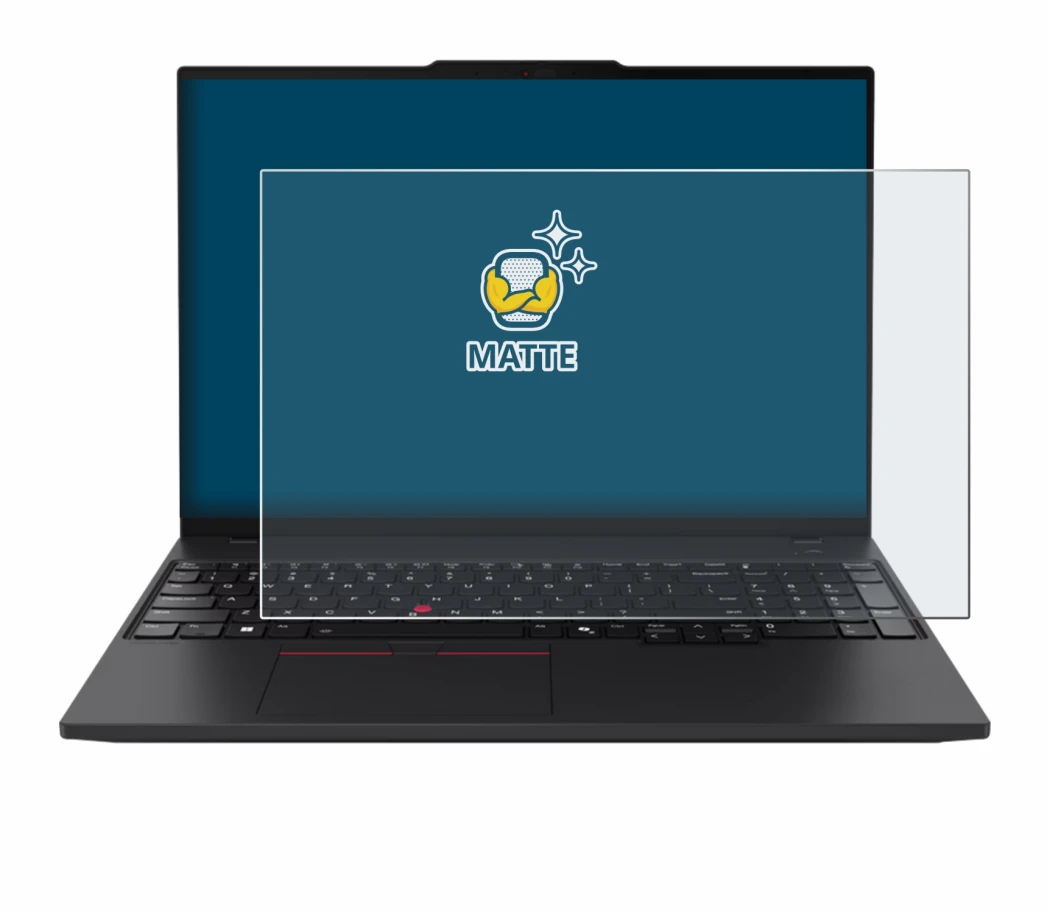 Imagen del dispositivo Lenovo ThinkPad P16s Gen 4 con una amplia variedad de protectores de pantalla.