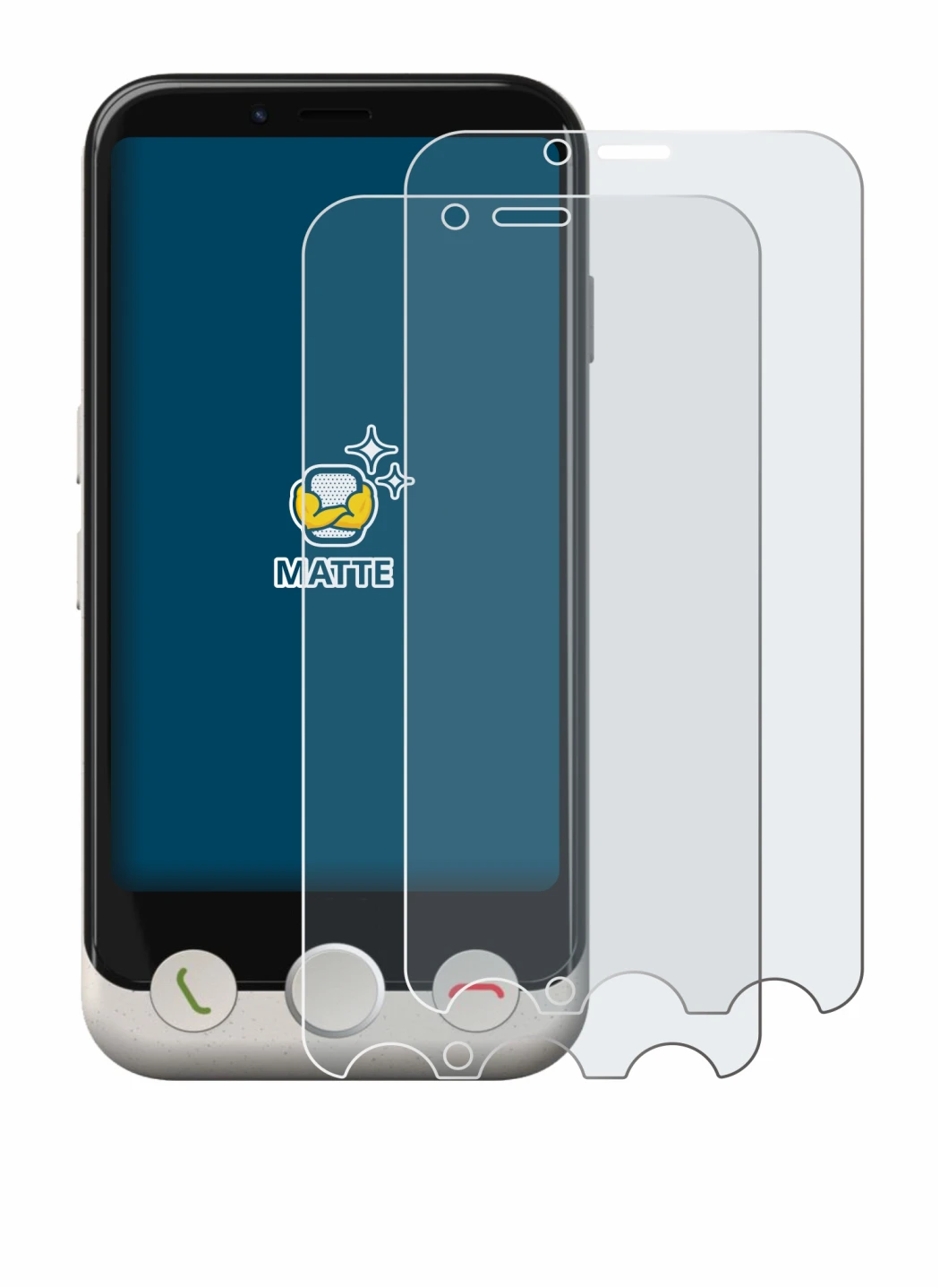 Imagen del dispositivo Doro Aurora A10 con una amplia variedad de protectores de pantalla.