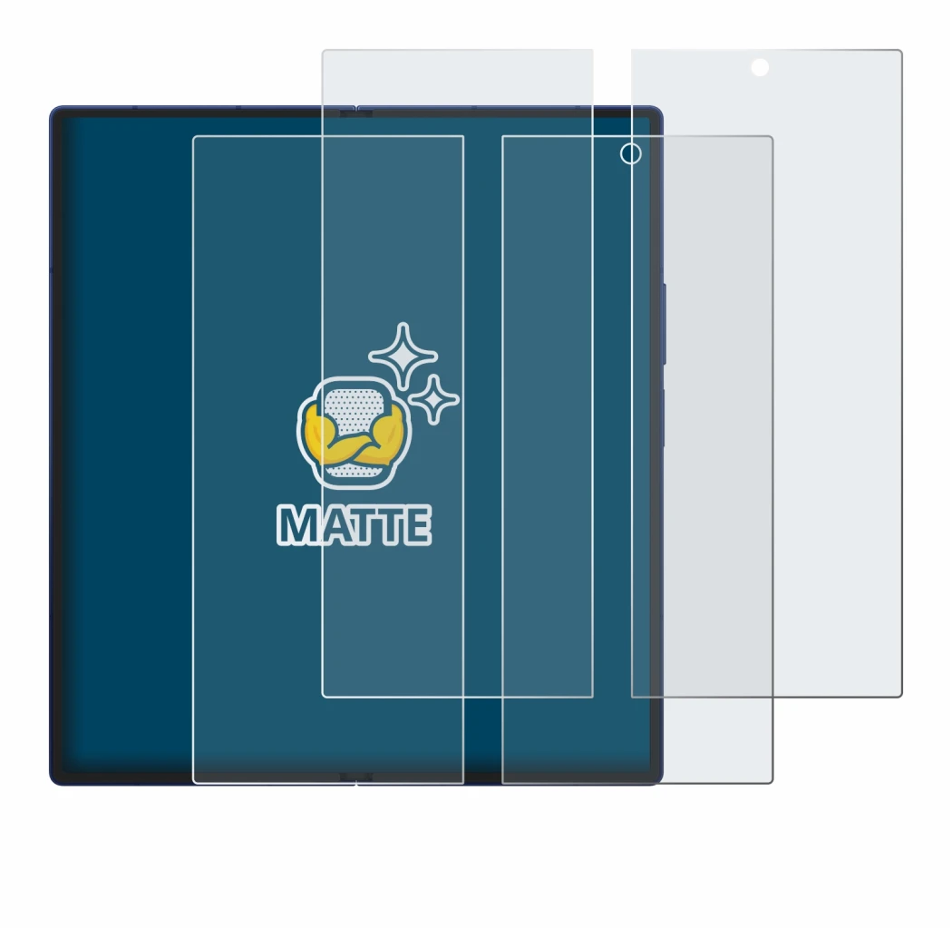 Imagen del dispositivo Samsung Galaxy Z Fold 7 (Pantalla interior) con una amplia variedad de protectores de pantalla.