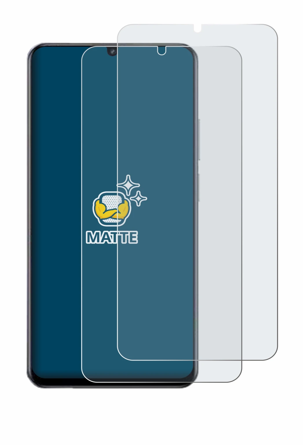 Imagen del dispositivo realme Note 70T con una amplia variedad de protectores de pantalla.