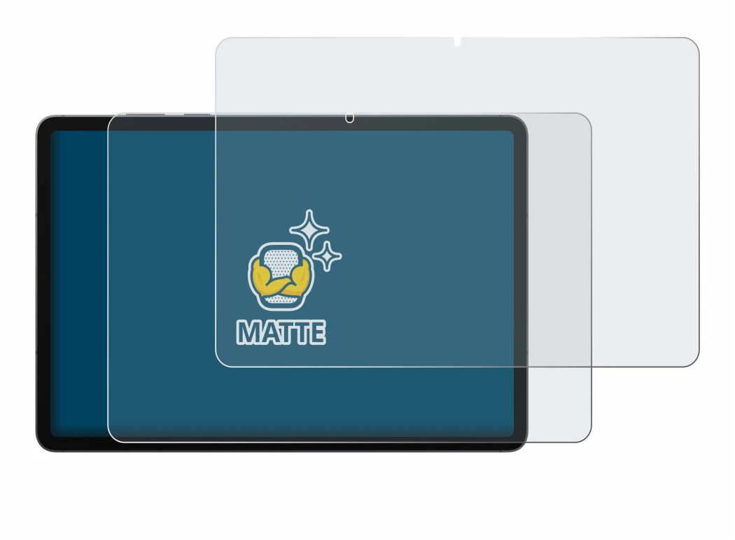 Imagen del dispositivo Samsung Galaxy Tab S11 con una amplia variedad de protectores de pantalla.